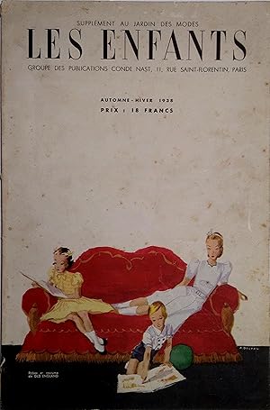 Bild des Verkufers fr Supplment au Jardin des Modes : Les enfants. Automne-hiver 1938. zum Verkauf von Librairie Et Ctera (et caetera) - Sophie Rosire