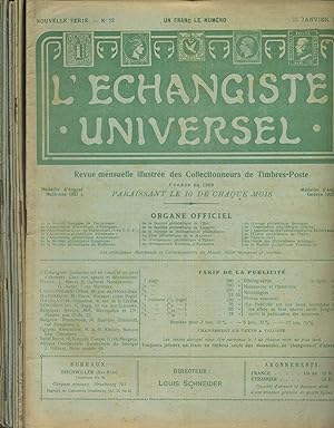 L'échangiste universel. Année 1926 complète. Nouvelle série, numéros 72 à 83. Revue mensuelle ill...