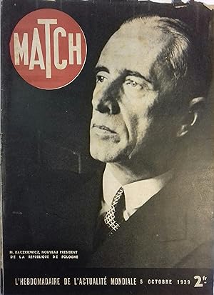 Match N° 66 : Raczkiewicz nouveau président de Pologne en couverture; Un mois de guerre ; Tchèque...