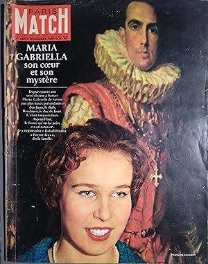 Paris Match N° 660. Maria Gabriela de Savoie en couverture. Gaston Bachelard, Jean Cau 2 décembr...