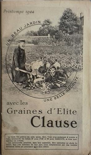 Catalogue des graines d'élite Clause. Printemps 1944.