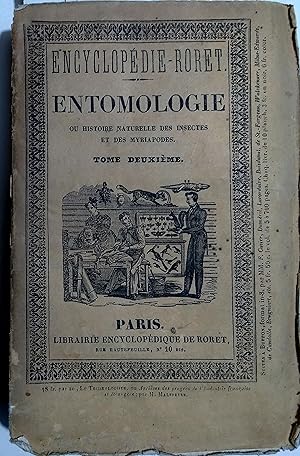 Manuel d'entomologie, ou Histoire naturelle des insectes et des myriapodes contenant la synonymie...