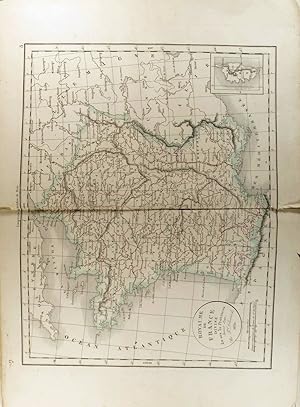 Royaume de France divisé en ses 32 provinces avant 1790. (Carte dressée en 1834).