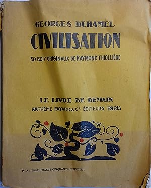 Image du vendeur pour Civilisation 1914-1917. Juillet 1932. mis en vente par Librairie Et Ctera (et caetera) - Sophie Rosire