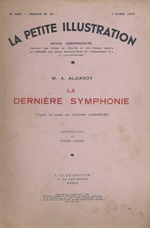 Imagen del vendedor de La petite illustration - Roman : La dernire symphonie. 7 avril 1934. a la venta por Librairie Et Ctera (et caetera) - Sophie Rosire