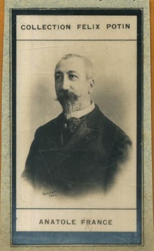 Seller image for Photographie de la collection Flix Potin (4 x 7,5 cm) reprsentant : Anatole France, crivain. Dbut XXe. Vers 1900. for sale by Librairie Et Ctera (et caetera) - Sophie Rosire