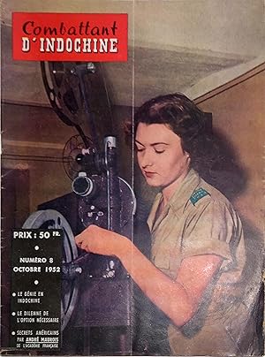 Seller image for Combattant d'Indochine. N 8. Revue mensuelle de l'association des anciens du C.E.F.E.O. et des forces franaises d'Indochine. Octobre 1952. for sale by Librairie Et Ctera (et caetera) - Sophie Rosire