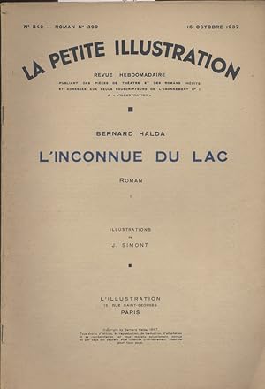 Seller image for La petite illustration - Roman : L'inconnue du lac. Roman en 2 fascicules. Octobre 1937. for sale by Librairie Et Ctera (et caetera) - Sophie Rosire