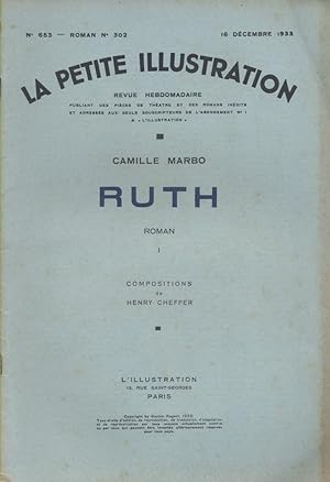 Bild des Verkufers fr La petite illustration - Roman : Ruth. Roman complet en 2 fascicules. 16 et 23 dcembre 1933. zum Verkauf von Librairie Et Ctera (et caetera) - Sophie Rosire