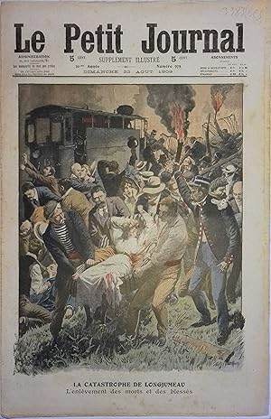 Le Petit journal - Supplément illustré N° 979 : La catastrophe ferroviaire de Longjumeau. (Gravur...