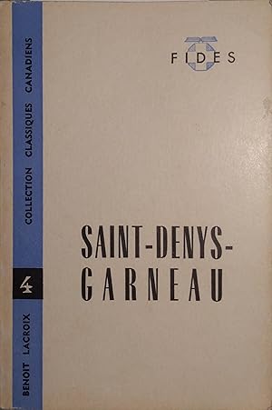 Image du vendeur pour Saint-Denys-Garneau. Choix de textes groups et annots par Benoit Lacroix. mis en vente par Librairie Et Ctera (et caetera) - Sophie Rosire