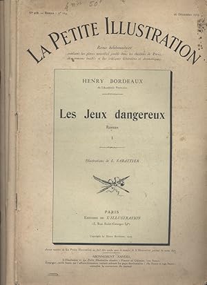 Bild des Verkufers fr La petite illustration - Roman : Les jeux dangereux. Dcembre 1925- Janvier 1926. zum Verkauf von Librairie Et Ctera (et caetera) - Sophie Rosire