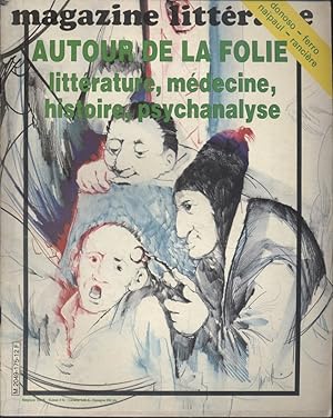 Magazine littéraire N° 175. Autour de la folie. Littérature, médecine, histoire, psychanalyse. Ju...