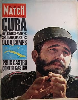 Paris Match N° 629 : Fidel Castro en couverture. Jean Lurçat, Jeanne Moreau. 29 avril 1961.