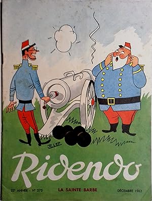 Ridendo. Année 1963 complète. Revue mensuelle de textes et dessins humoristiques, destinée au cor...