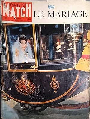 Paris Match N° 579. Margaret en couverture. Mariage de Margaret, la 404 Peugeot, Caryl Chessman, ...