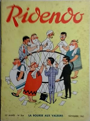 Ridendo N° 264. La bourse aux valeurs. Novembre 1962.