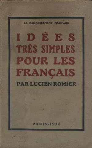 Image du vendeur pour Idées très simples pour les français. mis en vente par Librairie Et Cætera (et caetera) - Sophie Rosière