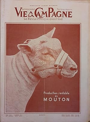 Vie à la campagne numéro 547. Couverture : Production rentable du mouton. Mai 1956.