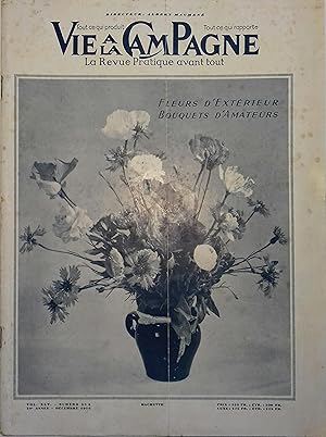 Vie à la campagne numéro 554. En couverture : Fleurs d'extérieur, bouquets d'amateurs. Décembre 1...