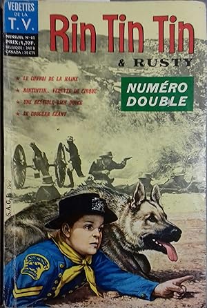 Rintintin et Rusty N° 62. Numéro double. Le convoi de la haine Avril 1965.