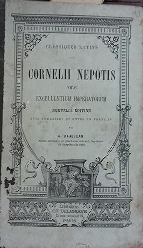 Image du vendeur pour Vitae excellentium imperatorum. mis en vente par Librairie Et Ctera (et caetera) - Sophie Rosire