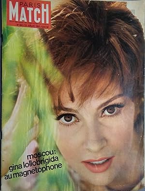 Paris Match N° 641 : Gina Lollobrigida en couverture. Koweit, Ecole navale de Brest, Marylin Monr...