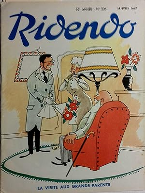 Ridendo N° 256. La visite des grands-parents. Janvier 1962.