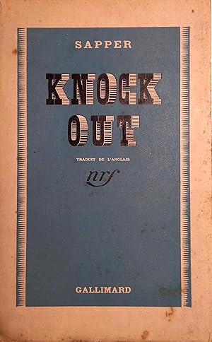 Bild des Verkufers fr Knock out. zum Verkauf von Librairie Et Ctera (et caetera) - Sophie Rosire