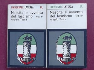 Bild des Verkufers fr Nascita e avvento del fascismo. (vollstndig in 2 Bnden) Universale Laterza, Vol. 12 e 13. zum Verkauf von Wissenschaftliches Antiquariat Zorn