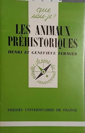 Les animaux préhistoriques.