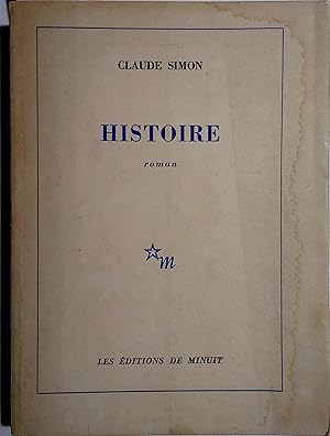 Seller image for Histoire. Roman. for sale by Librairie Et Ctera (et caetera) - Sophie Rosire