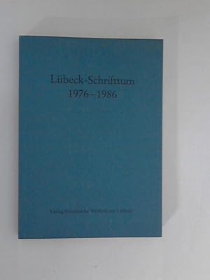 Immagine del venditore per Lbeck-Schrifttum 1976 - 1986 venduto da ANTIQUARIAT FRDEBUCH Inh.Michael Simon