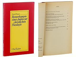 Seller image for Bemerkungen eines Juden zur christlichen Theologie. for sale by Antiquariat Lehmann-Dronke