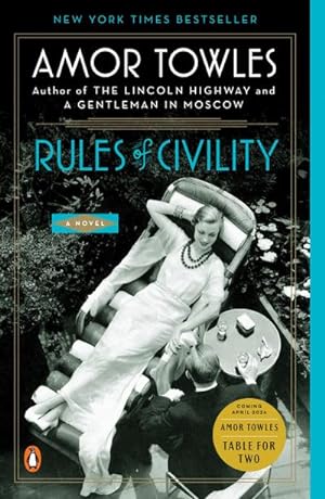 Bild des Verkufers fr Rules of Civility : A Novel zum Verkauf von Smartbuy