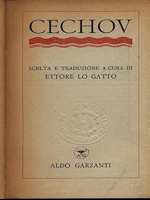 Image du vendeur pour Cechov mis en vente par Librodifaccia