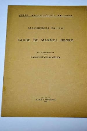 Bild des Verkufers fr Museo Arqueolgico Nacional, Laude de mrmol negro zum Verkauf von Alcan Libros