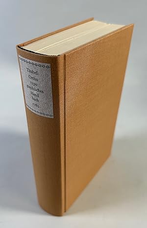 Orthotypographisches Handbuch (Nachdruck der Ausgabe Halle und Leipzig 1785). (= Nachdruck. Herau...