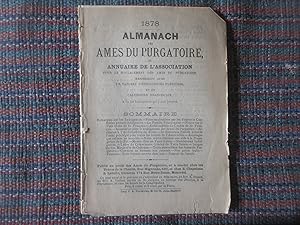 Almanach des âmes du purgatoire ou annuaire de l'association pour le soulagement des âmes du purg...