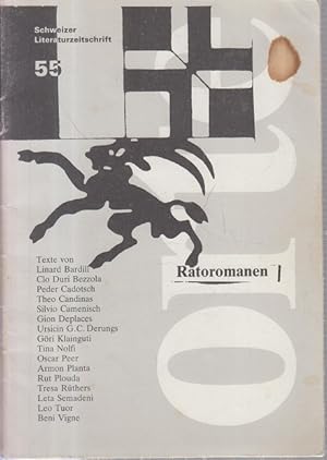 Seller image for Die Ratoromanen - Schweizer Literaturzeitschrift Nr. 55 - 1986 for sale by Allguer Online Antiquariat