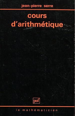 Imagen del vendedor de Cours d'arithmtique a la venta por Sylvain Par