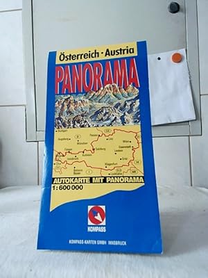 Österreich : Autokarte mit Panorama = Austria. Kompass-Umgebungskarte ; 340; Panorama