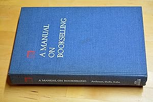 Bild des Verkufers fr Manual on Bookselling zum Verkauf von HALCYON BOOKS