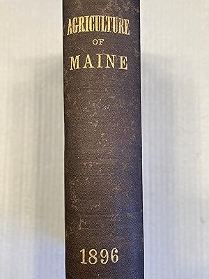 AGRICULTURE OF MAINE THIRTY-NINTH ANNUAL REPORT OF THE SECRETARY OF THE BOARD OF AGRICULTURE, FOR...