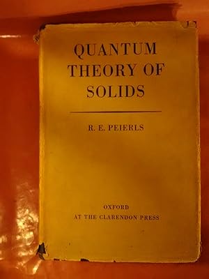 Seller image for Quantum Theory of Solids for sale by Imaginal Books