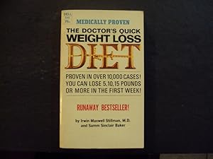 Bild des Verkufers fr The Doctor's Quick Weight Loss Diet pb Irwin Maxwell Stillman 19th Print 5/70 Dell zum Verkauf von Joseph M Zunno