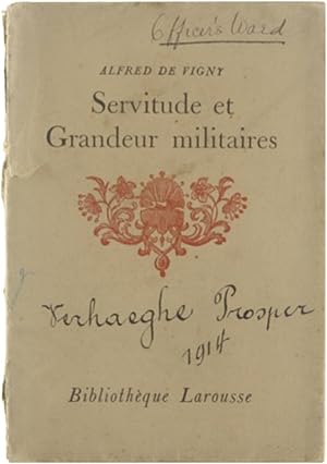 Bild des Verkufers fr Servitude et Grandeur militaires zum Verkauf von Untje.com