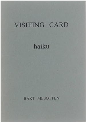 Image du vendeur pour Visiting card haiku mis en vente par Untje.com