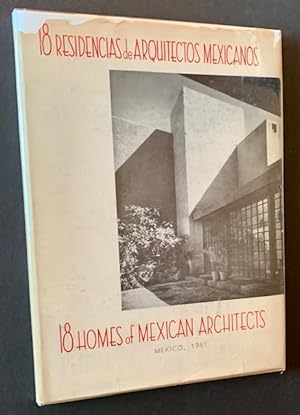 Seller image for 18 Residencias de Arquitectos Mexicanos/18 Homes of Mexican Architects (In Dustjacket) for sale by APPLEDORE BOOKS, ABAA