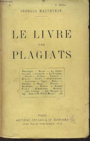 Seller image for Le livres des plagiats for sale by Le-Livre